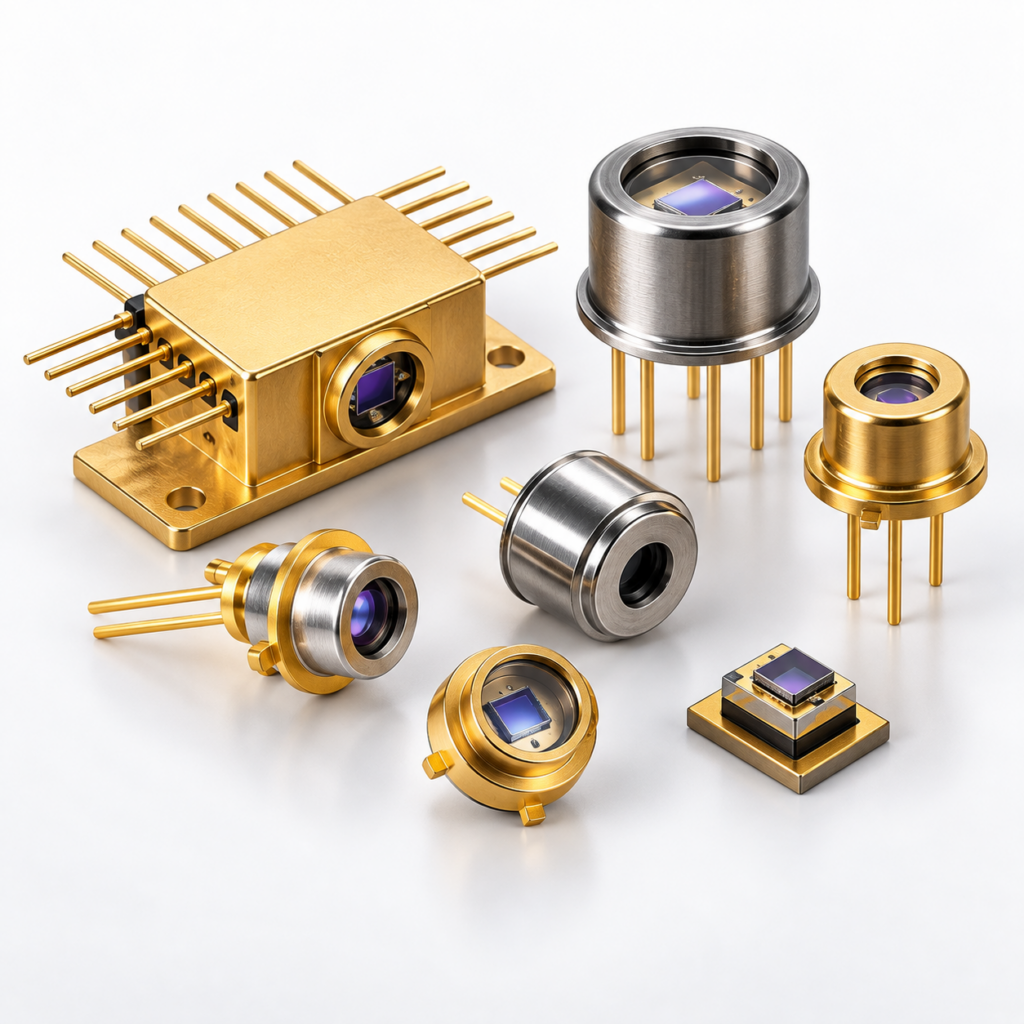 Laser diodes in TO-can, butterfly and chip-on-submount packages