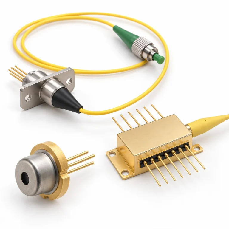 Superluminescent diodes in butterfly, coaxial and TO-can packages